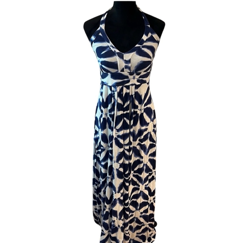Banana Republic Tie Dye Halter Maxi Dress Size Medium
